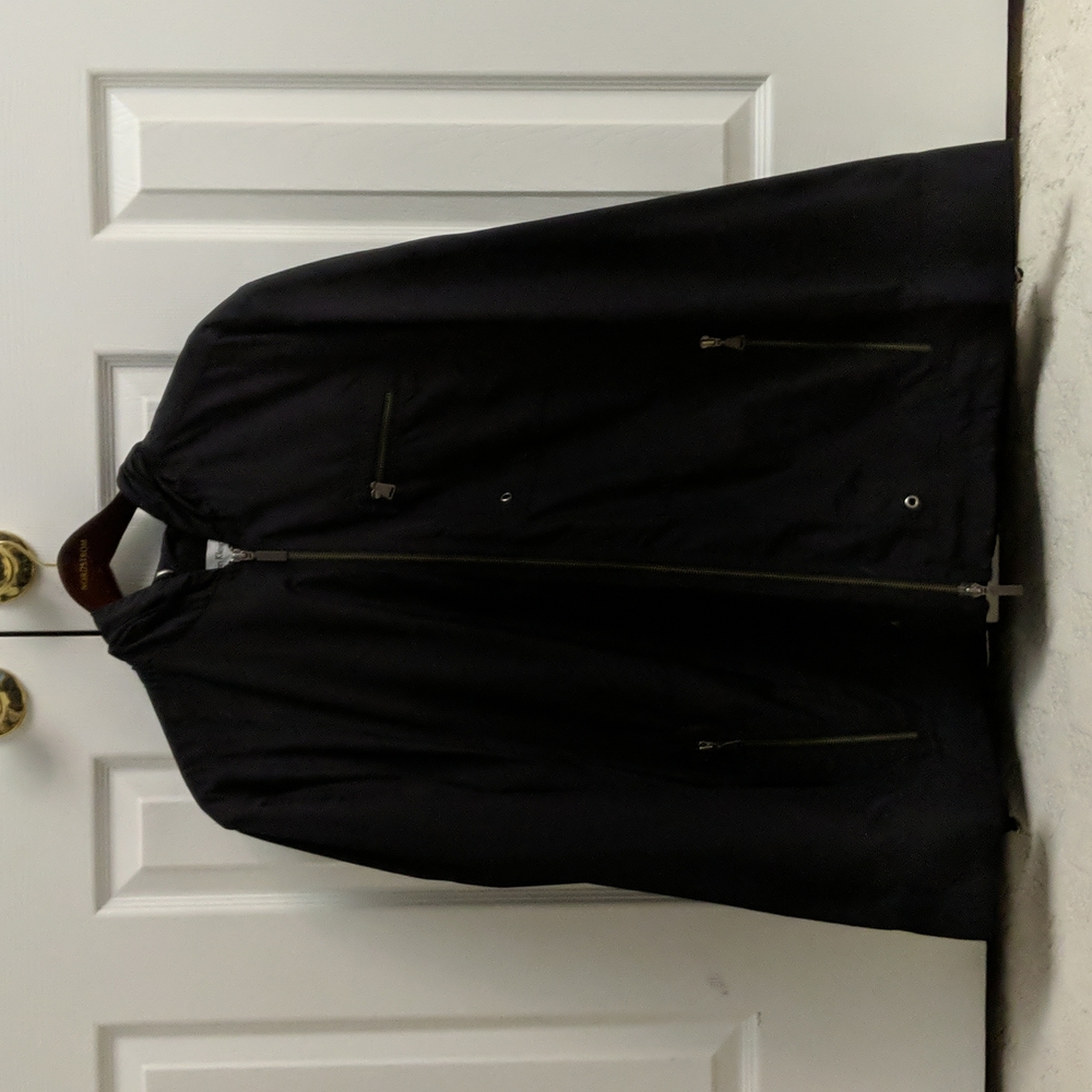 Black Calvin Klein Hooded Windbreaker